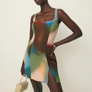 Reformation Noha Dress Multi - Size 8